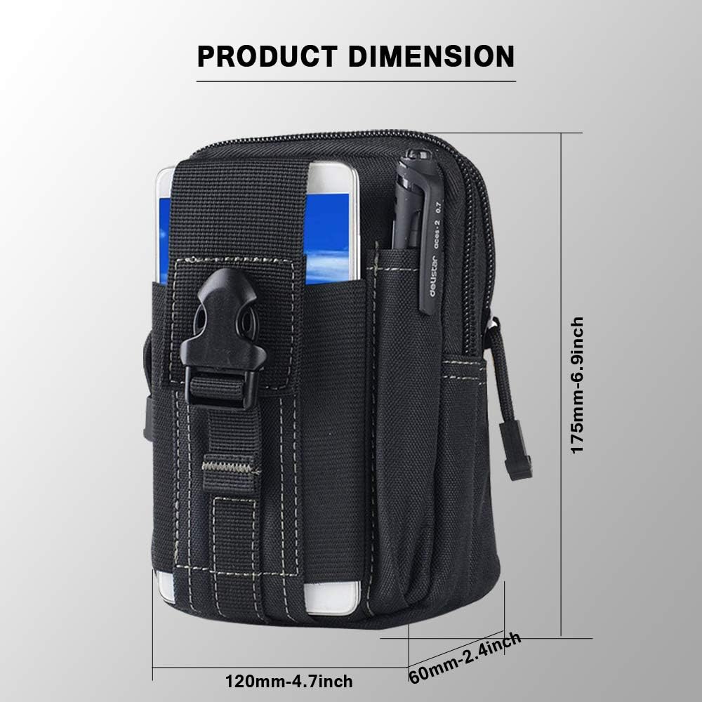 Tactical Molle Belt Pouch Mili - огляд і ціна Edc Carry Belt Pouch