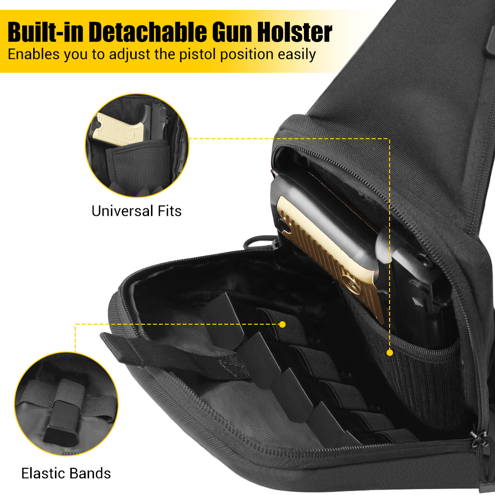 Tactical Pistol Gun Bag Concea - огляд і ціна Edc Carry Pistols