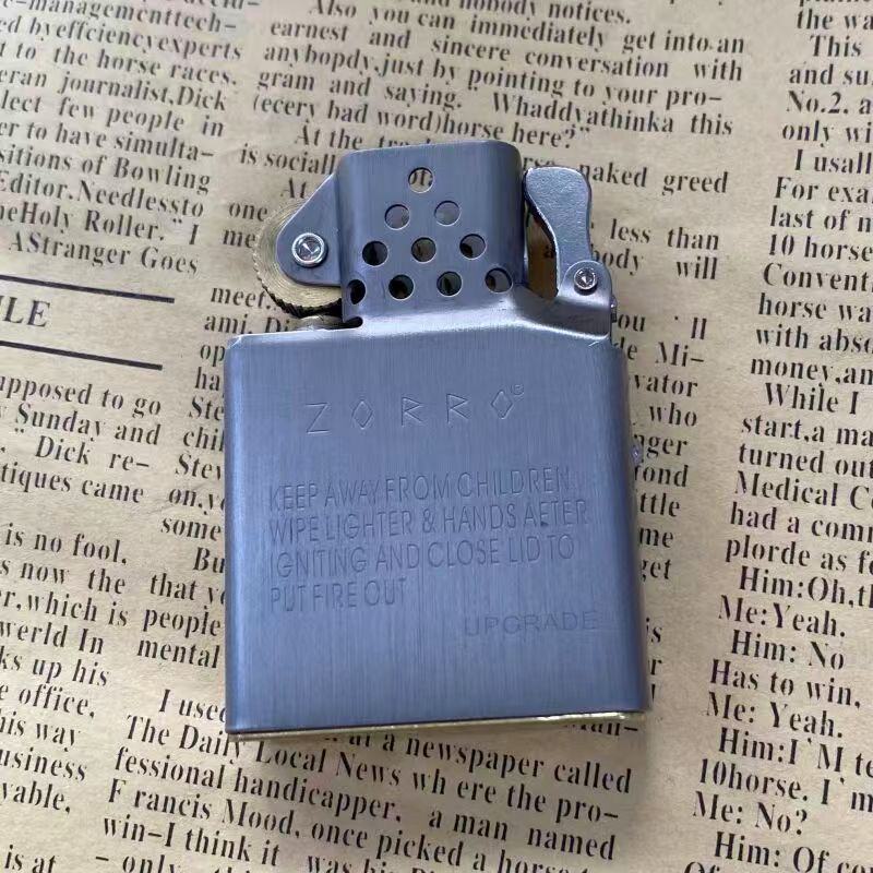 ZORRO 2026 new pure titanium l - огляд і ціна Lighter Insert Zippo