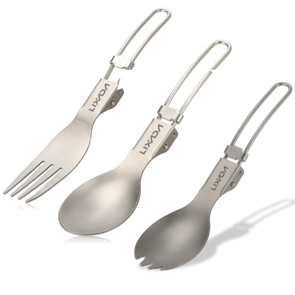 Lixada Titanium Folding Fork U - огляд і ціна Edc Everyday Carry Knives