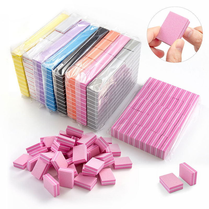 10/50pcs Mini Nails Art Buffer - огляд і ціна Nail File Titanium