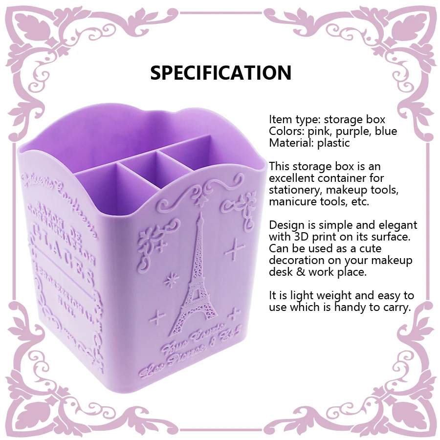 4-Compartment Nail Art Brush H - огляд і ціна Nail File Titanium