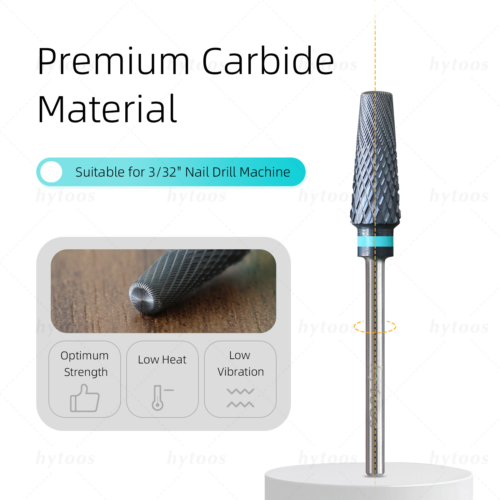 HYTOOS Safety 5 in 1 Pro Nail  - огляд і ціна Nail File Titanium