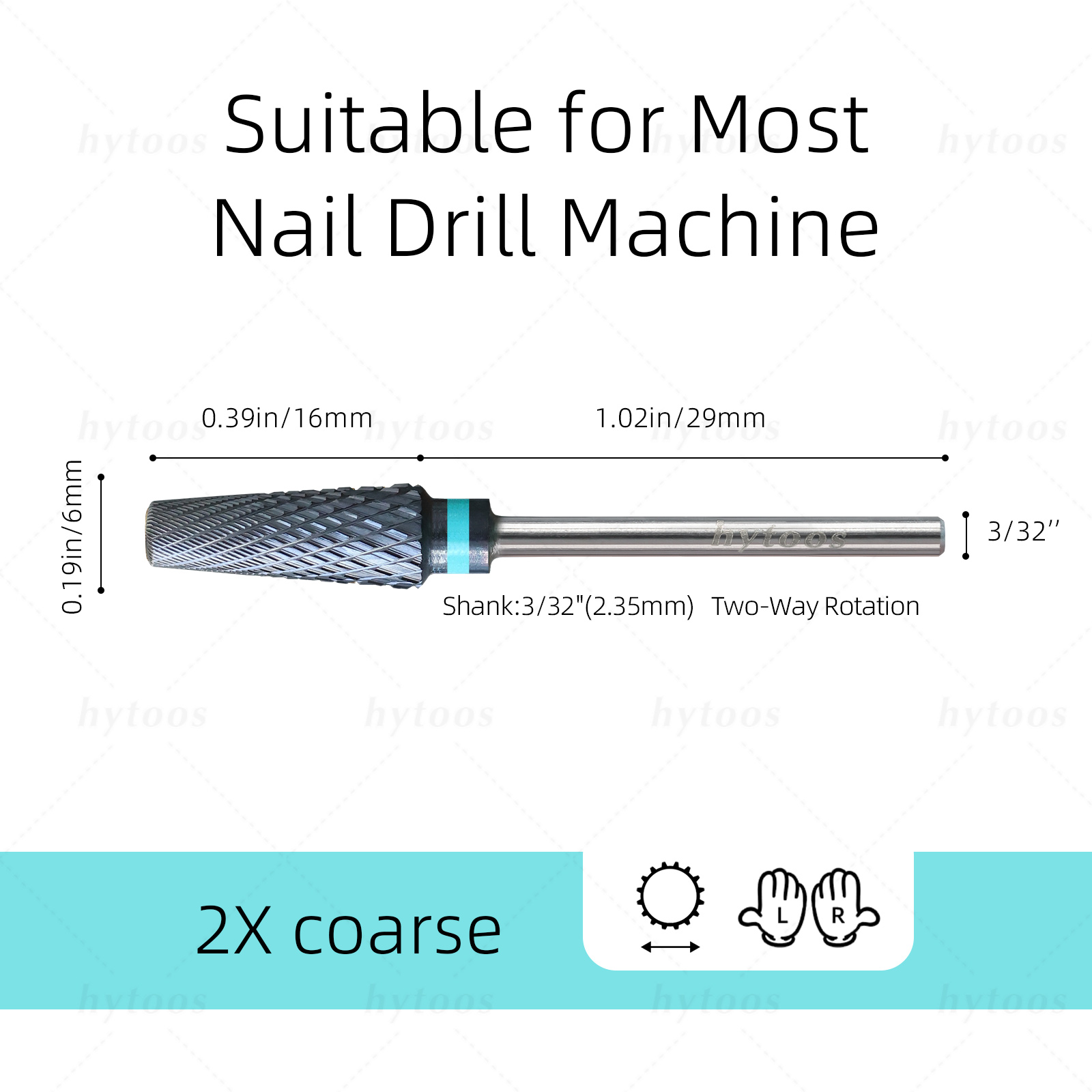 HYTOOS Safety 5 in 1 Pro Nail  - огляд і ціна Nail File Titanium