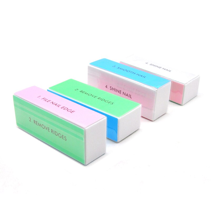5pcs  Colorful Buffing Block 4 - огляд і ціна Nail File Titanium