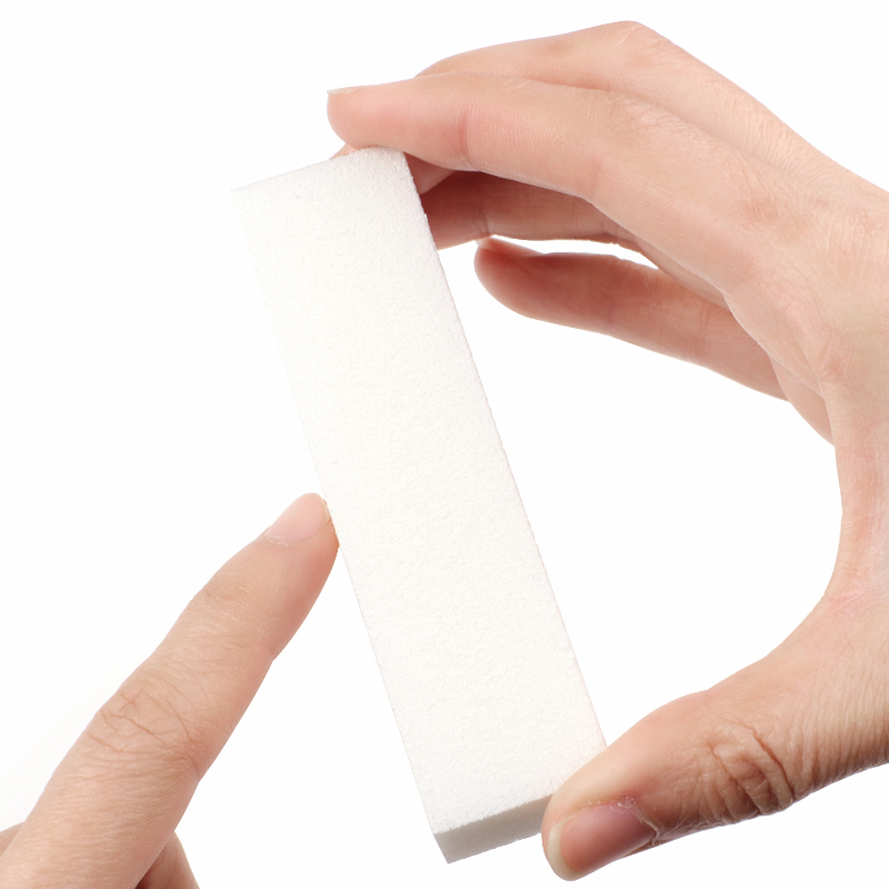 2/8/10Pcs White Sponge Nail Bu - огляд і ціна Nail File Titanium