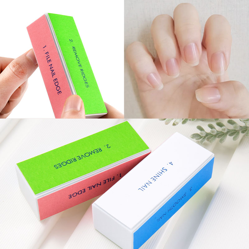 5/10pcs Nail Buffer Block 4 St - огляд і ціна Nail File Titanium