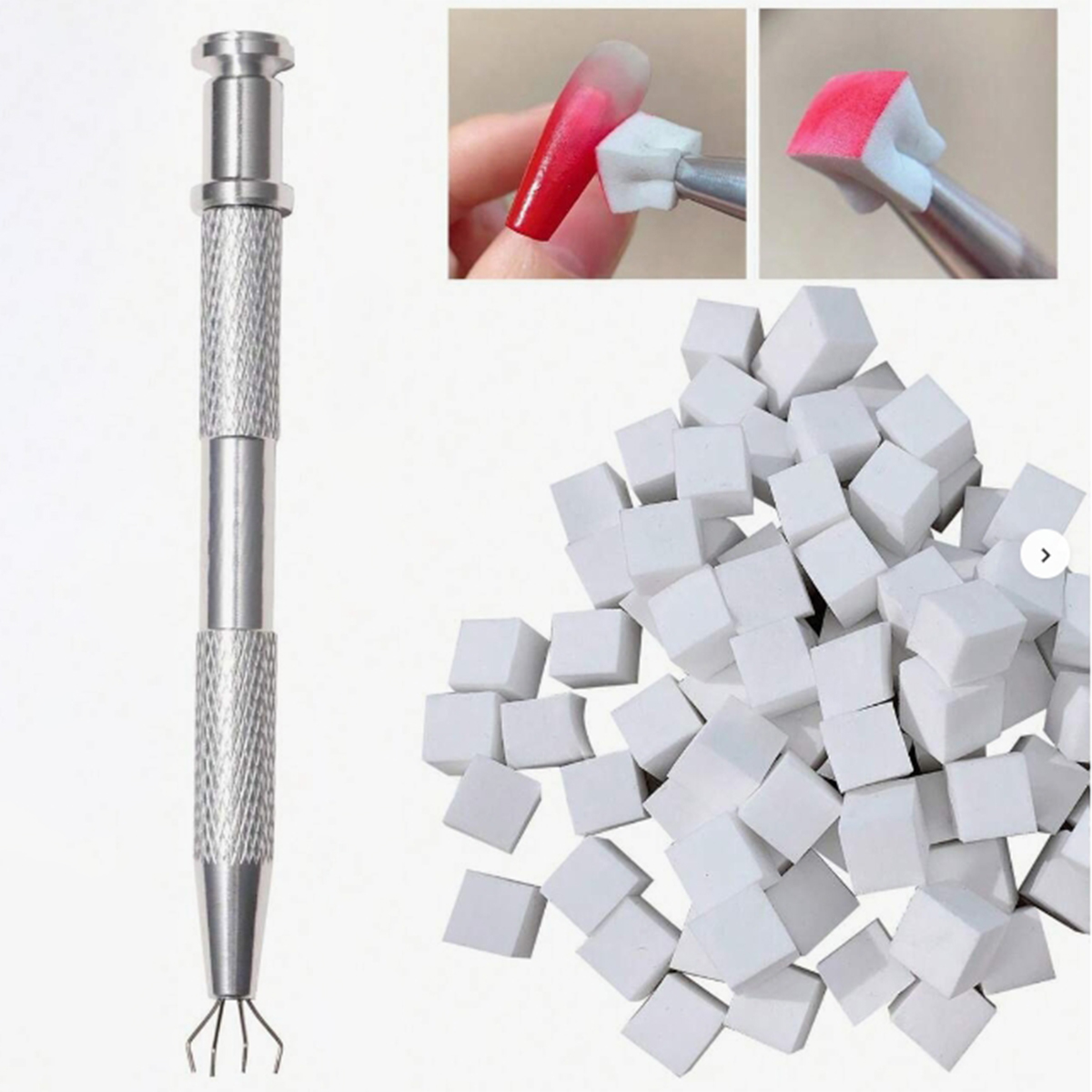 1set 100pcs Nail Care Gradual  - огляд і ціна Nail File Titanium