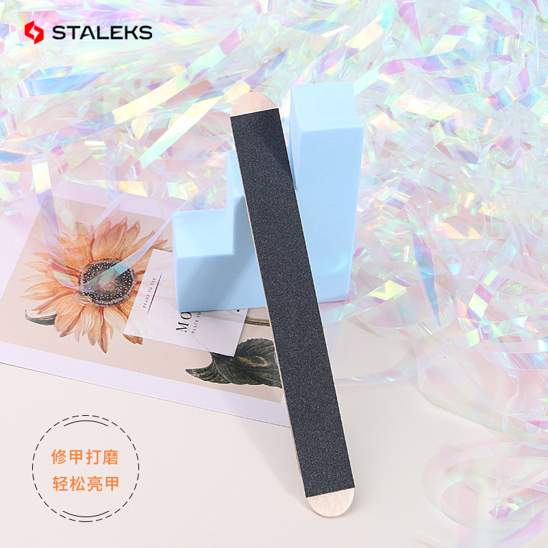 Staleks Wooden Stick Board Nai - огляд і ціна Nail File Titanium