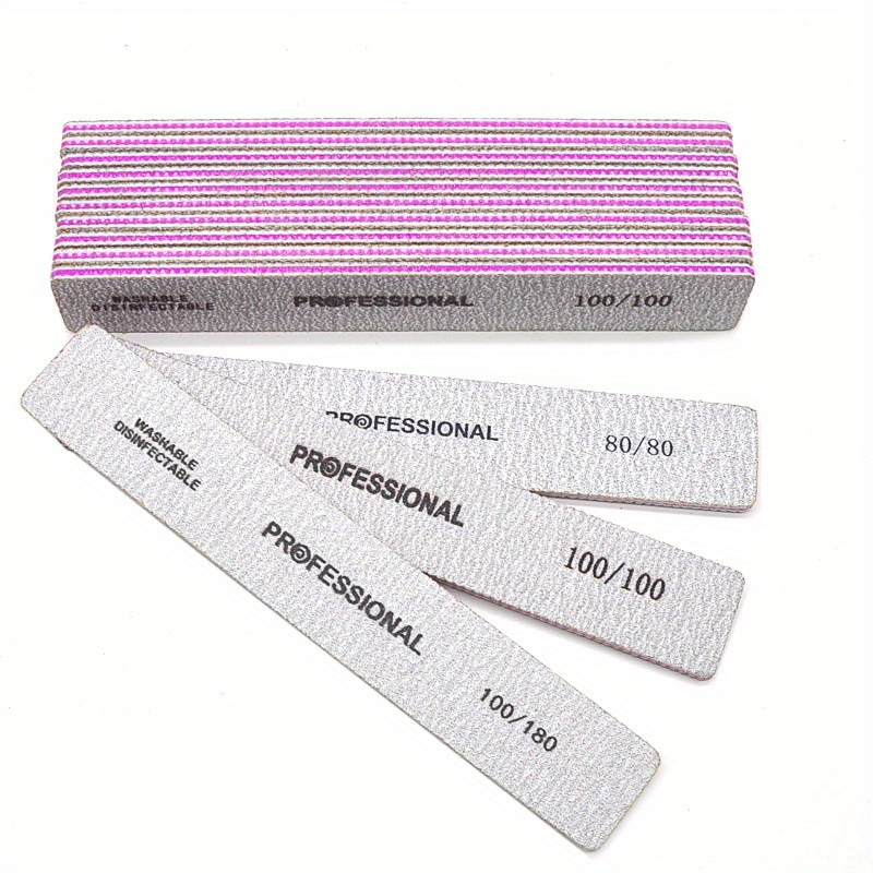 Straight Nail File 80/100/180/ - огляд і ціна Nail File Titanium