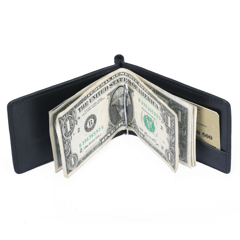 New Mini Men's Leather Money C - огляд і ціна Money Clip Magnetic